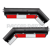 27" MUDFLAP HNGR,PNTD,ANG,CONSP,PR,1-1/8
