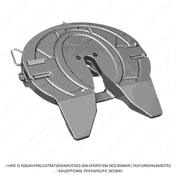 Fifth Wheel - FW35, Flat Plate, 6.7, Left Hand, Extended Handle