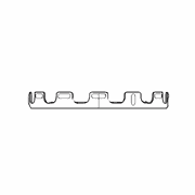 Exhaust Gas Turbocharger Noise Reflector for DD13