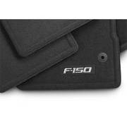 F-150 SuperCab 2012-2014 4pc Ebony Black Carpet Floor Mat Set