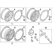 Wheel 17 X 8.5 Cast