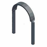 U-Bolt 1 8x10 5 Grade 8