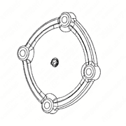 Adjustable Idler Hole Cover for S60 14L EPA07
