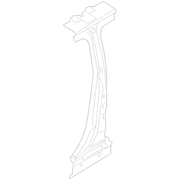Body B-Pillar Reinforcement B Pillar Panel - Left, Inner
