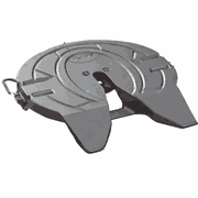 Fifth Wheel Assembly, Complete Holland Integrated Lightweight Slider, FW35, 6 in