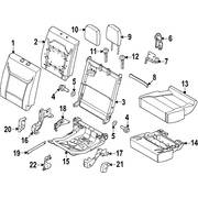 Seat Cover Baja tan Cushion <br>A that replaces the original equipment back and bottom
