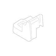 Seat Track Cover - Left, Front