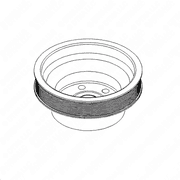 Crankshaft Pulley with 10 Grooves for S60 14L