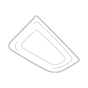 Quarter Glass Window - Right