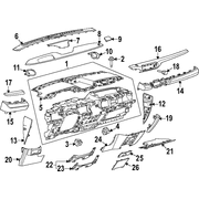 Instrument Panel Trim (GT Feature Car)