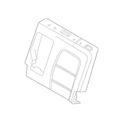 Seat Back Cushion Pad - Rear
