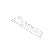 Roof Side Rail Airbag Seat Sensing Bracket - Right, Inner