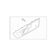 Door Trim Molding Retainer - Right, Front