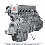 3/4 Engine MBE4000 12.8L EPA07 460975/980 Automatic