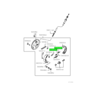 SPRING,PARKING BRAKE SHOE 1