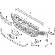 Filler Grille Molding Insert <br>Grille - Right, Front