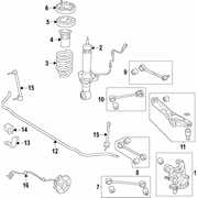 Suspension Stabilizer Bar - Rear