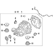 Differential <br>Device connecting Drive Shaft to Axle Shafts that allows for varied speeds of wheel rotation Includes:
