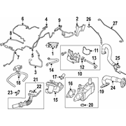 EGR Valve To Exhaust Manifold Tube - 2.5L