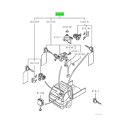 CYLINDER & KEY KIT,LOCK 1