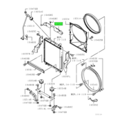 PLATE,RADIATOR BAFFLE,UPR 1