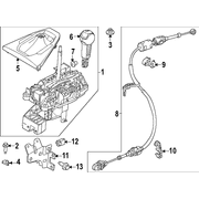 Automatic Transmission Shifter Cable Selector Lever Control 2.3 liter (AT)