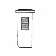 Miniature Quartz Hour Meter Assembly, 10-80 Volt, Black