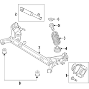 Coil Spring - Right, Rear (LWB Kombi)