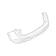 Bumper Cover Extension Side Bar - Rear