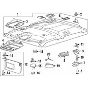 Headliner Roof Trim Panel - Center