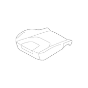 Seat Cover Cushion And Pad - Right, Front