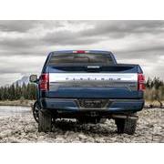 Gunmetal Stainless Steel Platinum Lettering Tailgate Badge