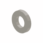 Steel Washer, 0.53 x 1.00 x 0.164 inches, Hardened