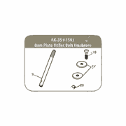 Roller Bolt Hardware Kit