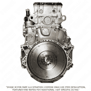 Long Block Plus - HDEP, GHG14, DD16, Rear Sump, Exchange