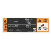 Caution Label Decal
