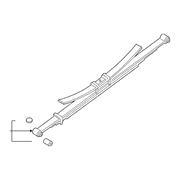 Leaf Spring - Left, Right, Rear