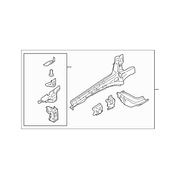 Frame Side Member Sidemember - Right, Front