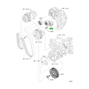 TENSIONER,ALTERNATOR DRIVE BELT 1