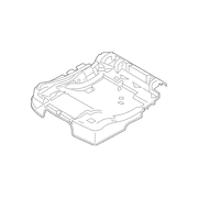 Seat Frame <br>Seat Base Latch Support Cushion - Front, Rear, Back