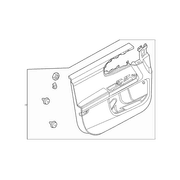 Door Interior Trim Panel - Right, Front, Lower (Limited)