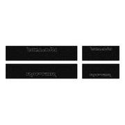Tufskinz Gray Lettering on Black Texture Door Sill Kit for F-150 Raptor