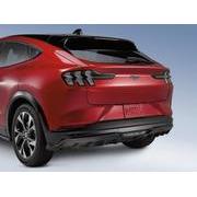Mustang Mach-E 2021-2025, Air Design® Gloss Shadow Black Rear Bumper Fascia Diffuser Kit