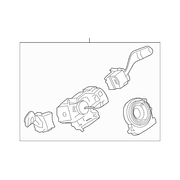 Steering Column Housing Turn Signal / Combination Lever