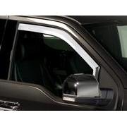 Putco Chrome In-Channel Side Window Deflectors for Super Cab
