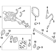 Axle Housing 10.8 and 11.8 AXLES - 3.5L