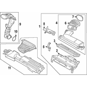 Tube Air Cleaner Intake - 2.0L