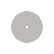 Steel Washer, 15/32 x 2.0 inches, 0.194 inch Thick, Zinc Coated