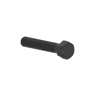 M5 x 30mm Hex Head Bolt, Phosphate Coated