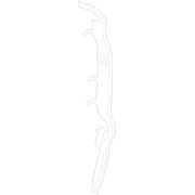 Door Shell Seal Weatherstrip - Right, Rear